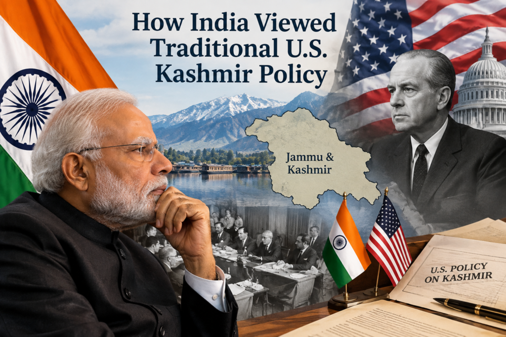 How India Viewed Traditional U.S. Kashmir Policy